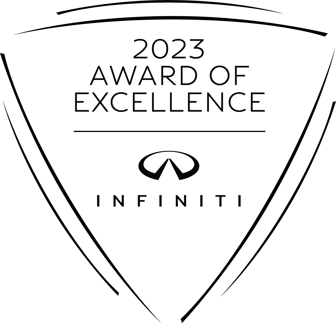2023 INFINITI Award of Excellence for INFINITI of Peoria in Peoria AZ