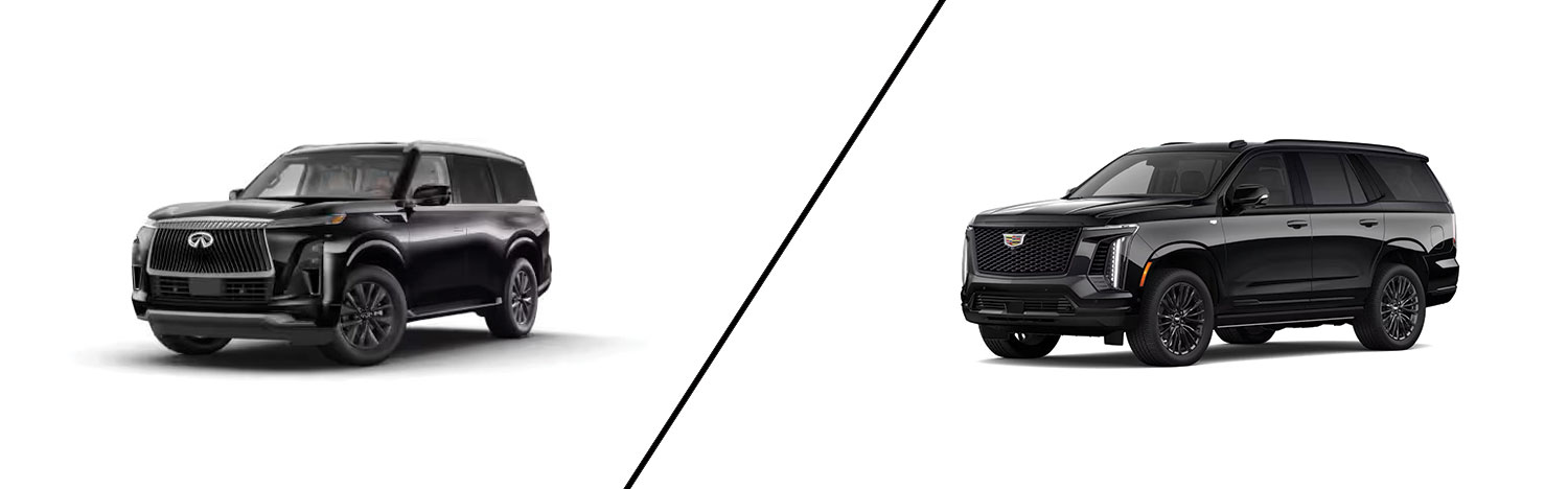 2026 INFINITI QX80 vs 2026 Cadillac Escalade