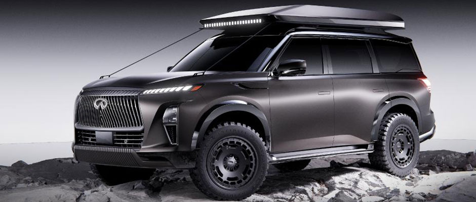 Image: INFINITI QX80 Reimagined with QX80 Track Spec and Terrain Spec Showcasing SUV Potential